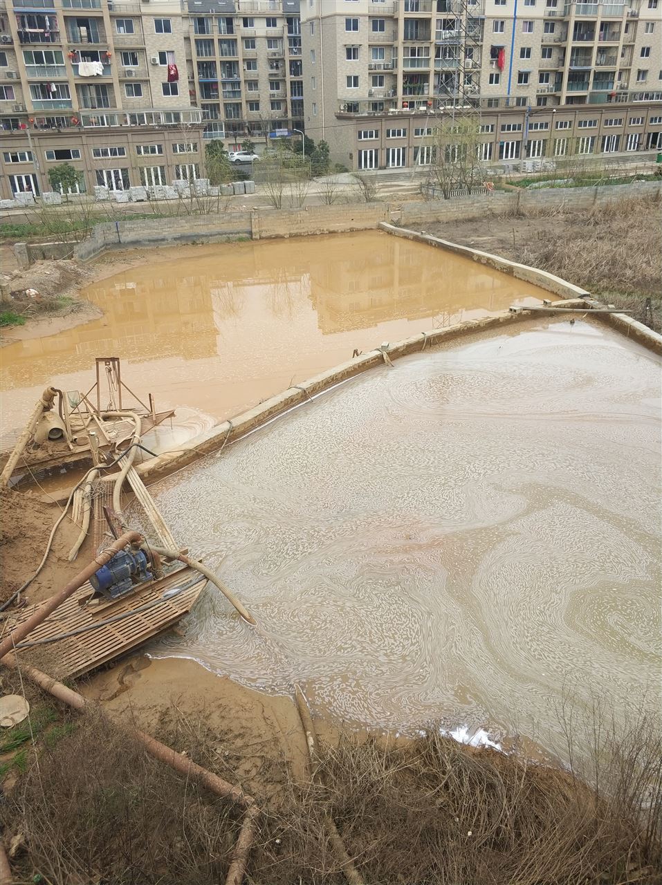 牧野沉淀池淤泥清理-厂区废水池淤泥清淤